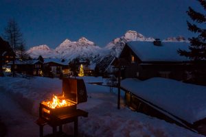 Wintergrillieren am Haus Mattern