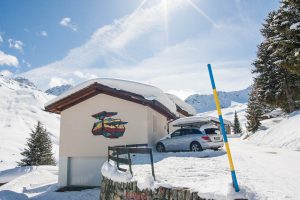 Haus Mattern im Winter