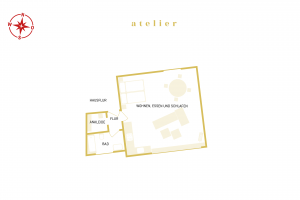 Grundriss Atelier